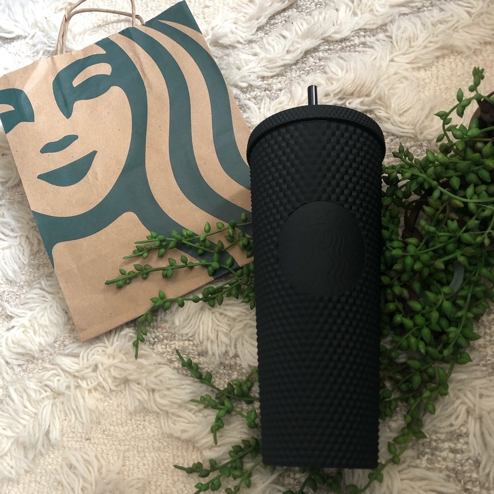 Starbucks fall matte black tumbler